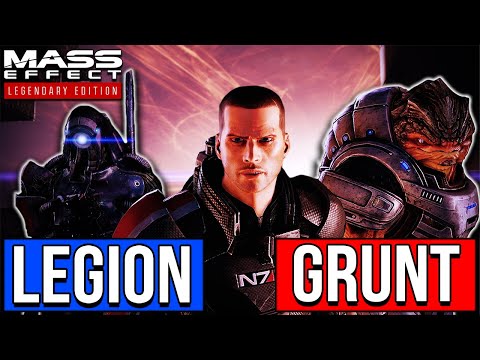 What happens if you bring LEGION and GRUNT to recruit Tali in ME2? | Mass Effect Legendary Edition