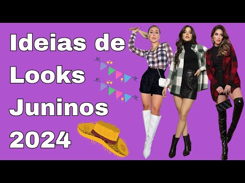 5 ideias de looks modernos para Festa Junina | Looks São João 2024 *tendencias*