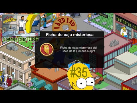 Los Simpson Springfield "Historia'20: Capítulo 35 - Cuarta Ficha Caja Mist. Mes Historia N." Tony