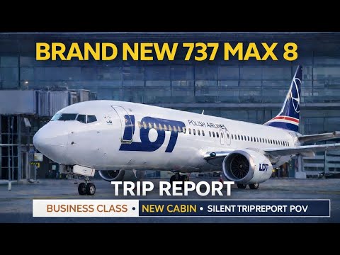 LOT Boeing 737 MAX 8 – New Cabin, Business - Lounge - Full Trip Report from Warsaw to Riga