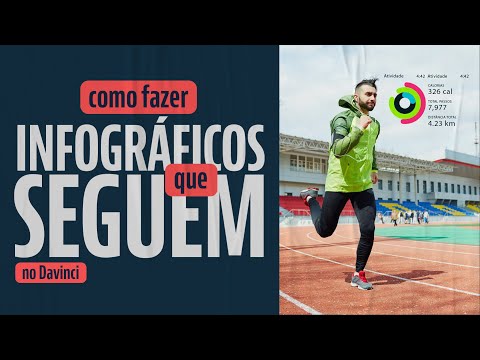 Como fazer infográficos que seguem no DaVinci Resolve?