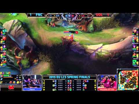 Hey Kikis, we saw that... (UOL v FNC EU LCS Spring Finals)