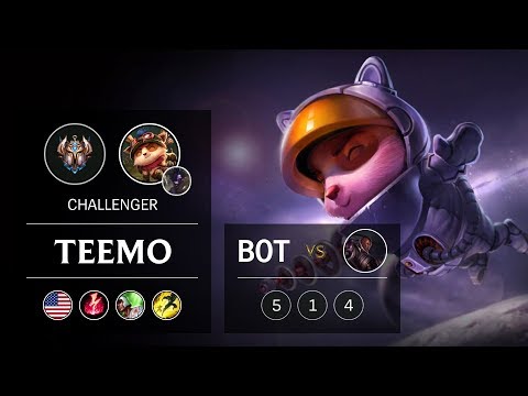 Teemo Bot vs Lucian - NA Challenger Patch 9.5