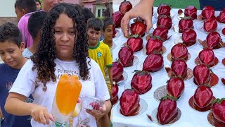 STREET CHALLENGE: HIT THE BOTTLE AND WIN A STRAWBERRY OF LOVE