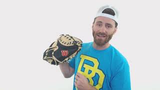 Video thumbnail: Wilson A2000 SuperSkin M2 33.5" Baseball Catcher's Mitt: WBW100117335