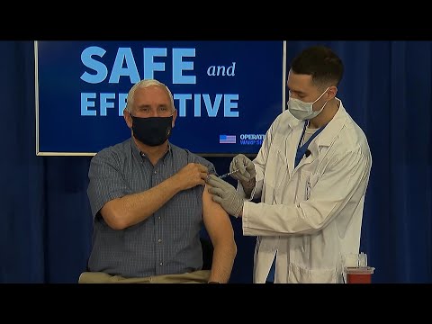 Vice President Pence Gets Covid Shot on Live Television