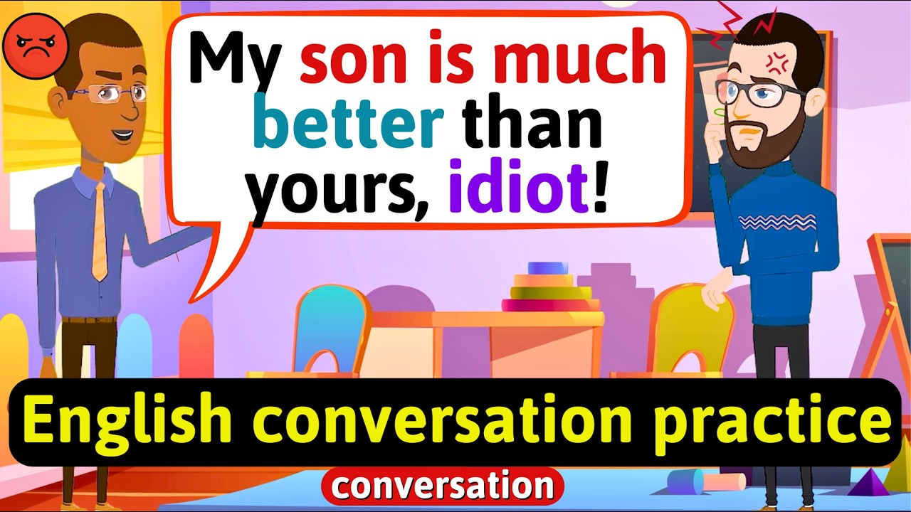 Shadowing English Conversation Practice (Family life) Improve English Speaking Skills