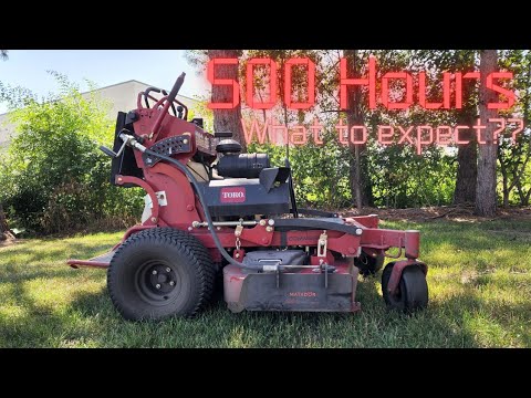 Toro Grandstand 500 Hour Review #torograndstand #lawncare #review