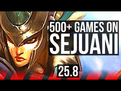 SEJUANI vs NASUS (TOP) | 500+ games | KR Master | 25.8