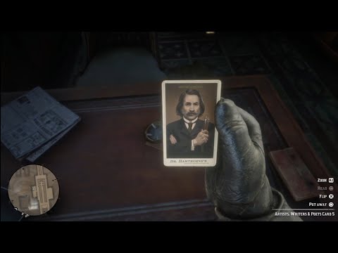 Artists Writers And Poets Cigarette Card 5 Location#RDR2 #CigaretteCards