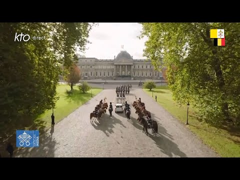 Visite du pape François au Roi des Belges