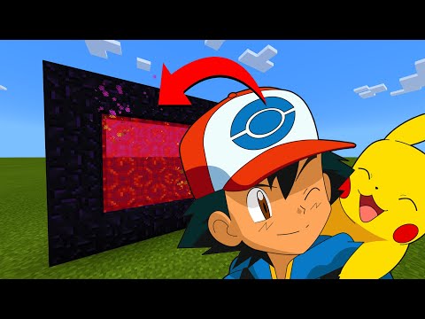 How To Make A Portal To The NEW Pokemon Dimension in Minecraft!