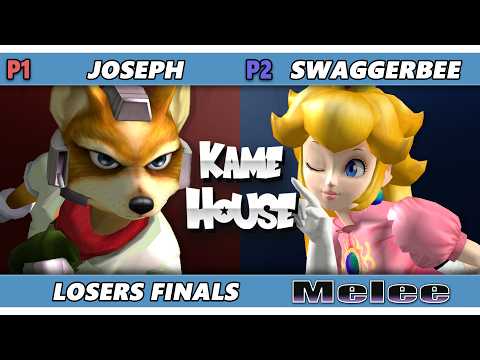 Kame House 147 LOSERS FINALS - Joseph (Fox) Vs. swaggerbee (Peach) Smash Melee - SSBM