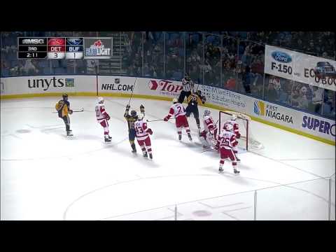 Zemgus Girgensons 2 goals vs Red Wings 04 08 2014