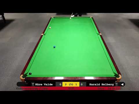 Klubbmeisterskap 2022 - Finale: Kåre Valde - Harald Helberg