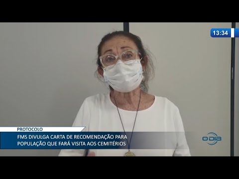 Fundação Municipal de Saúde de Teresina orienta cuidados para as visitas a Cemitérios 29 10 2020