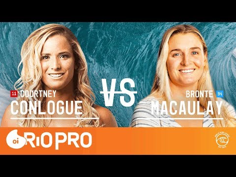 Courtney Conlogue vs. Bronte Macaulay - Round of 16, Heat 8 - Oi Rio Pro W 2019