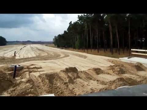 A14 Baustelle nördlich der Anschlussstelle Wolmirstedt