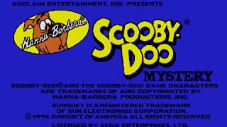Scooby Doo Mystery intro theme song Sega Genesis / Mega Drive