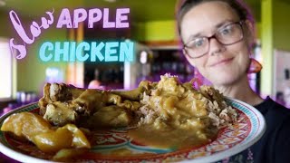 CROCKPOT APPLE CHICKEN & How to Make Gravy | Hamakua Homestead