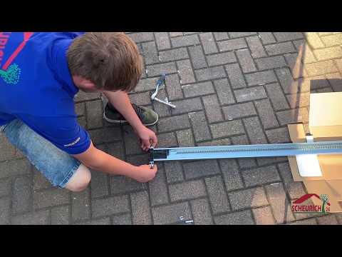Antrieb Garagentoröffner Garagentorantrieb Set mit Kette und Laufschiene 100kg