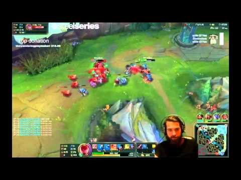 Gripex EU Stream Plays Lee Sin vs Tahm Kench TOP Full Game Season 6 Patch 6.1 LoL Pro Stre