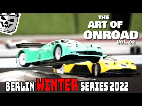 The ART of ONROAD Vol. 02 BWS RC-Highilghts  SlowMotion and Crashes Berlin Winter Series 2022 Indoor