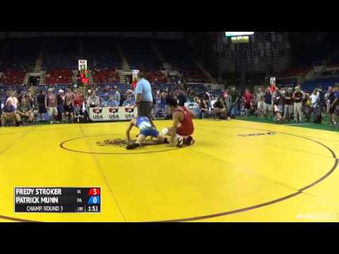 145 Champ. Round 3 - Patrick Munn (Pennsylvania) vs. Fredy Stroker (Iowa)