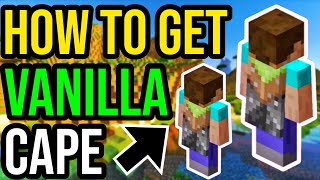 How To Get The Vanilla Cape In Minecraft Bedrock & Java