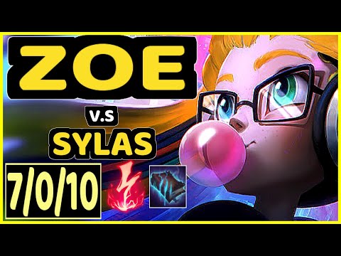 TINOWNS (ZOE) vs SYLAS - 7/0/10 KDA MID CHALLENGER GAMEPLAY - BR