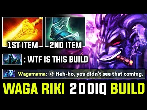 Wagamama - 200IQ Build Riki 1st Item Radiance Ft - Gorgc Mid Jakiro | 7.21d Dota 2