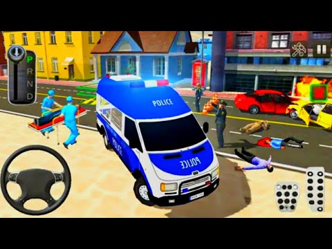 Police Ambulance Van Driving 911 - Mobil Balap Truk Ambulance Simulator Android Gameplay