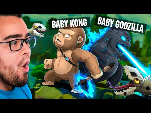 BABY Kong and BABY Godzilla vs SKULLCRAWLERS!! (Reaction)