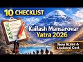 KAILASH MANSAROVAR 2026 New Rules And Updated Cost 10 Checklist Before You Book