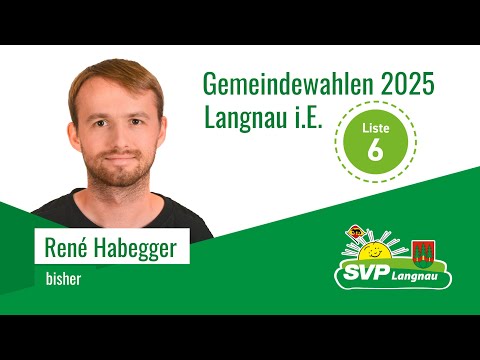 René Habegger - Kandidat GGR (bisher)