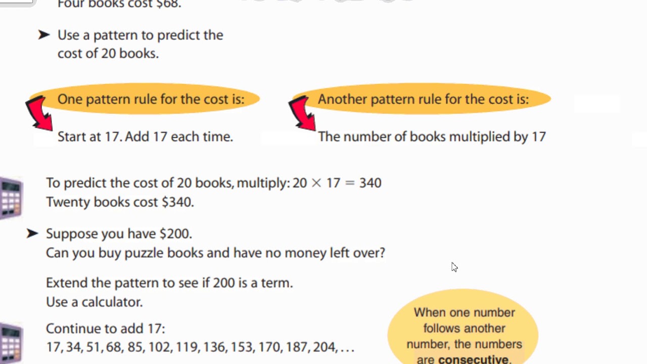 P5.1 Using Patterns to Solve Problems