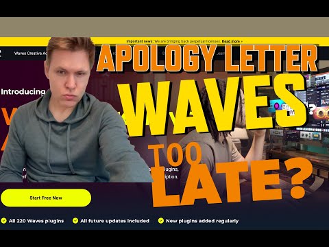 WAVES Apologizes - Brings Back Perpetual Licenses!