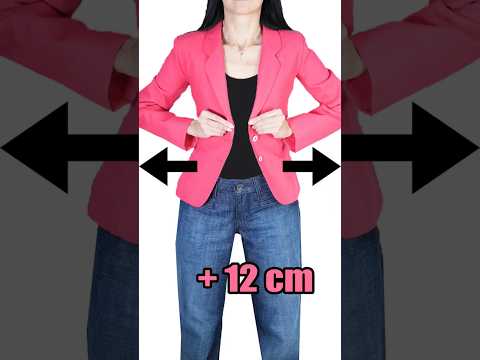Sewing secret to Upsize a tight jacket! Miarti 🧵✂️
