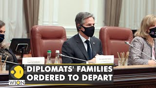 Estados Unidos ordenam saída das famílias de seus diplomatas de Kiev em meio ao conflito Rússia-Ucrânia