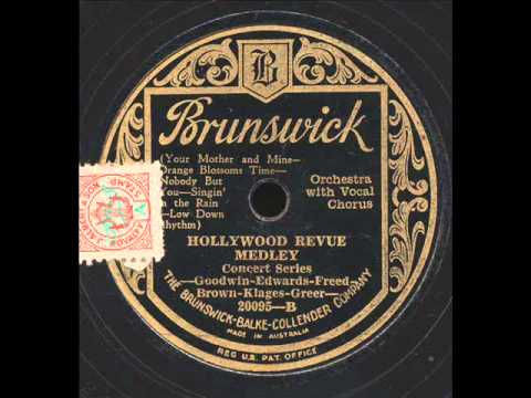 Hollywood Review Medley: Colonial Club Orchestra