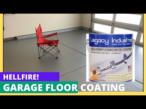 Applying Hellfire Concrete Coating