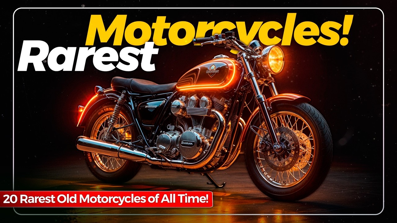 20 Rarest Old Motorcycles of All Time! You've Never Seen!