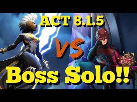 MCOC - ACT 8.1.5 - Storm VS Daredevil Hell’s Kitchen - Boss Solo!!