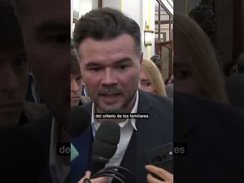 Rufián calls Mazón a "psychopath" for attending the state funeral for the victims of the DANA storm.