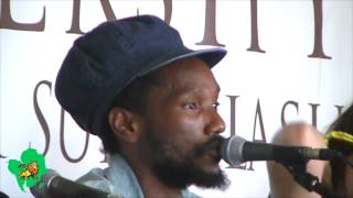 Reggae University - Kabaka Pyramid talking about Marcus Garvey - Rototom Sunsplash 2014