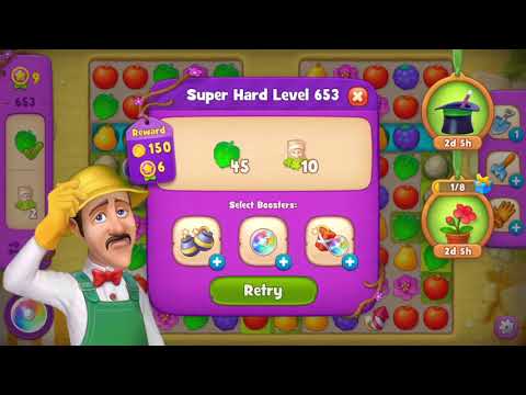 Gardenscapes Level 653 | Online Game