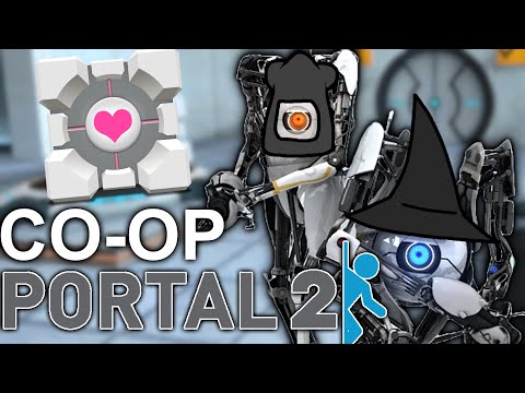 Playing Portal 2 CO-OP for the first time w/ Lance!