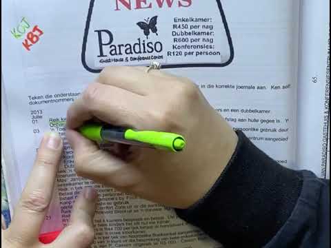 REKENINGKUNDE GRAAD 8: 11 Junie 2020 - periode 4 (11084)