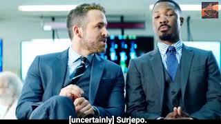 6 Underground movie - Funny scene W/ Ryan Ranolds ( Hindi ) / Courtesy : Netflix video