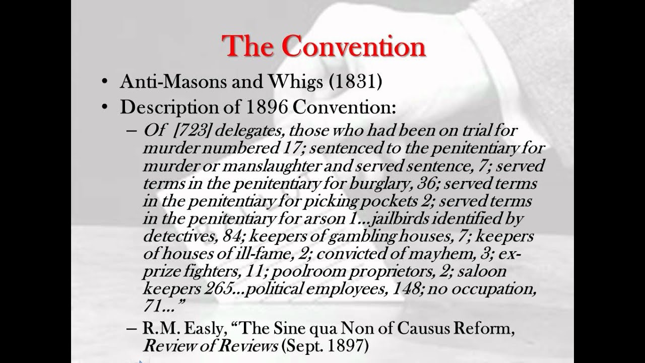 7 1 Textbook Lecture  The Nominating Process